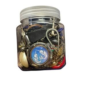 🧚🏻♀️ 28oz Craft Jewelry, Charms, Beads, Findings, Parts, Broken 1.75 lbs